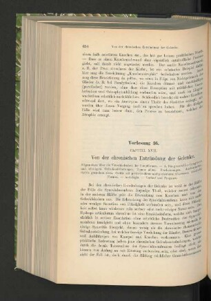 Capitel XVII. Von der chronischen Entzündung der Gelenke.