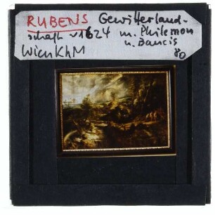 Rubens, Gewitterlandschaft mit Jupiter, Merkur, Philemon und Baucis (Wien KhM GG_690)
