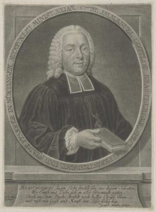 Bildnis des Immanuel Gottlob Brastberger