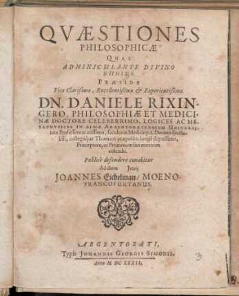 Quaestiones Philosophicae