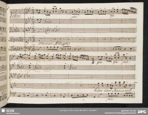 Aria: Cari barcaroli benedetti