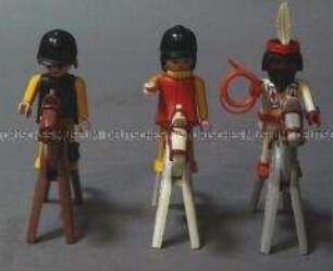 Playmobil-Spielfiguren: Pferde und Reiter