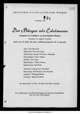 Der Bürger als Edelmann