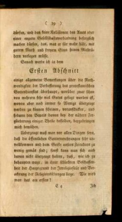 Ersten Abschnitt