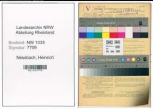 Entnazifizierung Heinrich Nessbach , geb. 31.05.1905 (Kaufmaennischer Angestellter)