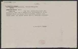 Brief an Wilhelm Aletter : 06.07.1914