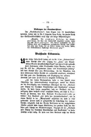 Wachsende Erkenntnisse