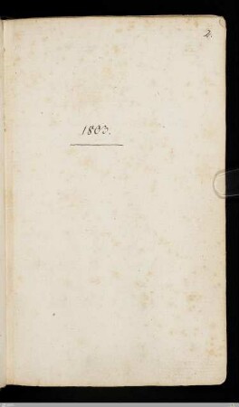 Gedichte - Cod.poet.et.phil.oct.41 : 1803 - 1805