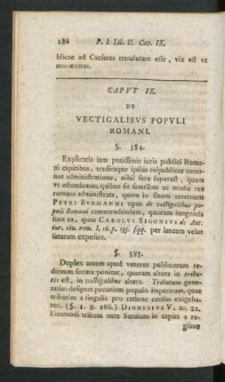 Caput IX. De Vectigalibus Populi Romani