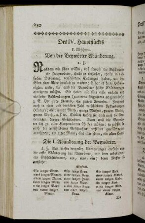 Des IV. Hauptstückes [...]