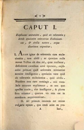 Thaddaei S.R.I. Comitis De Trautmansdorf Metropolitanae Ecclesiae Olomucensis Canonici Imperialis Collegii Germ. Et Hung. Ticinensis Alumni De Tolerantia Ecclesiastica Et Civili : Ad Iosephum II. Augustum