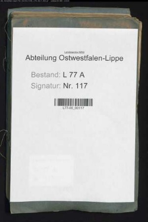 Anstellung der Polizeidiener u. Armenvögte in der Stadt Detmold, Bd. 2