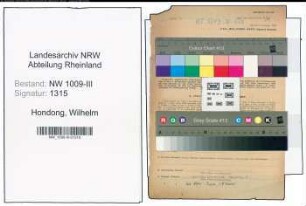 Entnazifizierung Wilhelm Hondong , geb. 01.10.1899 (Kaufm.Angestellter)