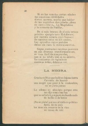 La negra