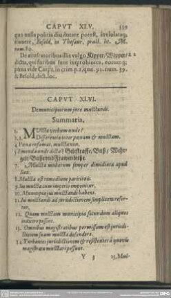 Caput XLVI. De municipiorum iure mulctandi