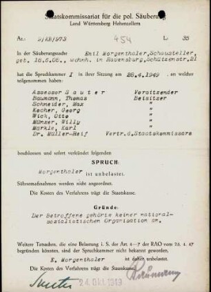 Morgenthaler, Emil