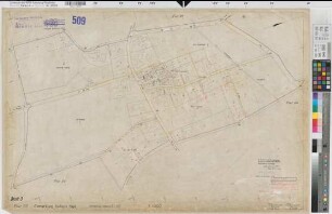 Haltern (Haltern), Umlegung Lavesum II, Bl.3 Zuteilungskarte Flur 22