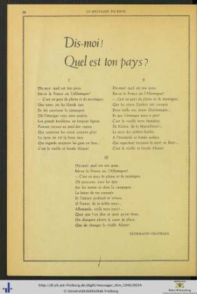 "Dis-moi! Quel est ton pays?"
