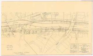 Hilton Hotel, Berlin-Tiergarten Grünflächen: Lageplan mit geplanter Schnellstraße am Landwehrkanal 1:1000