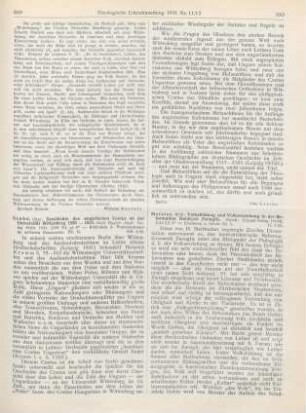 350-351 [Rezension] Meister, Willi, Volksbildung und Volkserziehung in der Reformation Huldrych Zwinglis