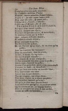 Traduction du Baillon.