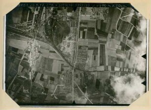 Foto des Bahnhofs von Hersin (Luftbild)