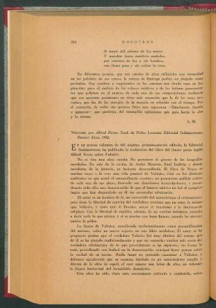 Voltaire, por Alfred Noyes