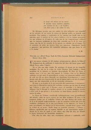 Voltaire, por Alfred Noyes