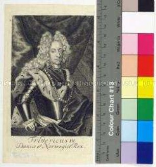 Porträt von Friedrich IV. König von Dänemark und Norwegen