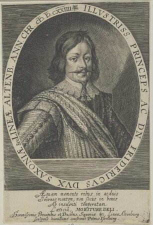 Bildnis des Prinzen Friedrich von Sachsen-Altenburg