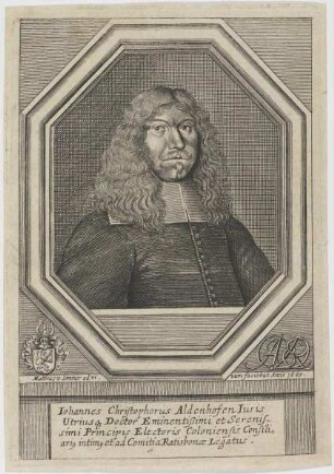 Bildnis des Iohannes Christophorus Aldenhofen
