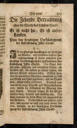 173-187, Zehende Betrachtung