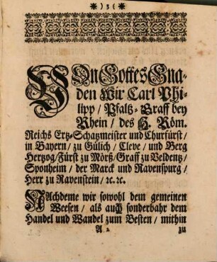 Chur-Pfaltz Wechsel-Gerichts-Ordnung