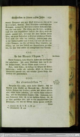 [Geschrieben in seinem 45sten Jahre]