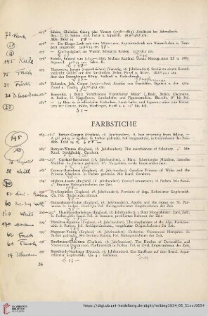 Farbstiche (Nr. 283-324)