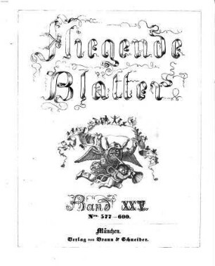Fliegende Blätter. 25 = Nr. 577 - 600. [1857]