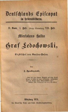 Miecislaus Halka Graf Ledochowski, Erzbischof von Gnesen-Posen