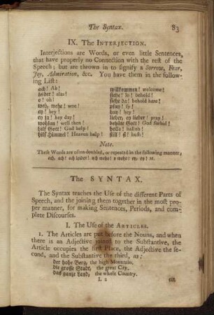 The Syntax.