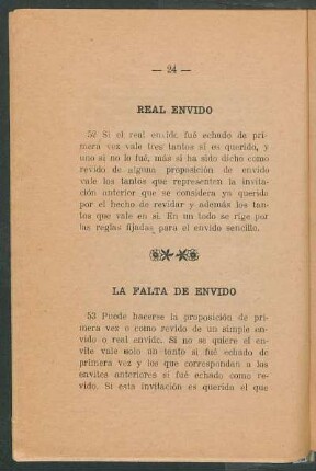 La falta de envido