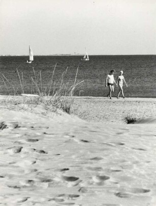 Weißer Dünenstrand in der Camargue