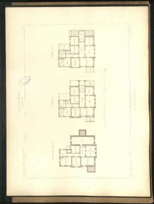 Wohnhaus, Reinsburgstrasse No. 56 Souterrain u. Keller, Parterre, Erster Stock