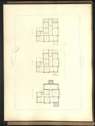 Wohnhaus, Reinsburgstrasse No. 56 Souterrain u. Keller, Parterre, Erster Stock