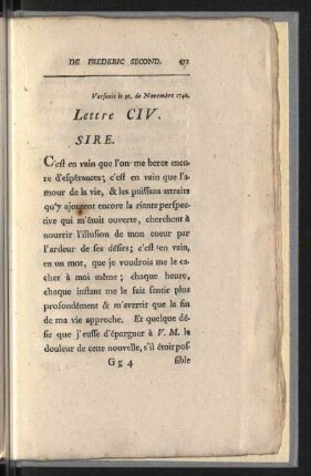 Lettre CIV.