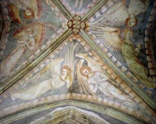Gewölbefelder mit Engeln — Gewölbefeld mit zwei Engeln
