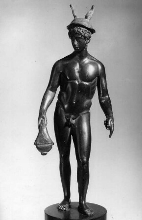 Römische Merkurstatuette : Römische Merkurstatuette. Bronze (86/100). Speyer: Historisches Museum der Pfalz mit Weinmuseum
