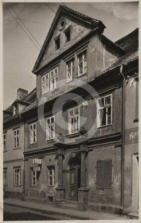 Fassade von Bürgerhaus Wolfstr. 5 in Goldberg