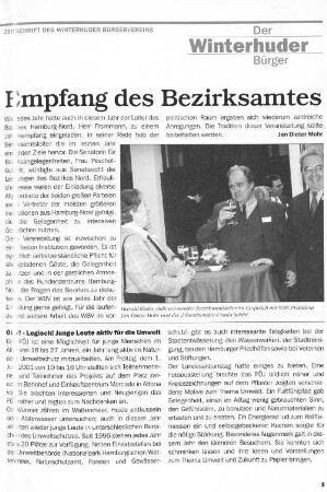 Empfang des Bezirksamtes