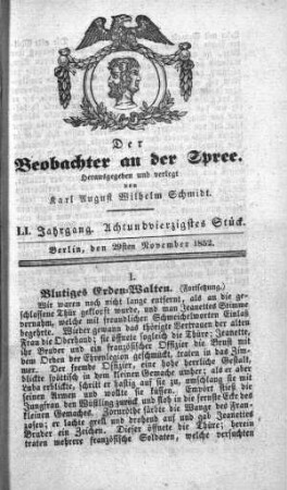 48. Stueck, 29. November 1852