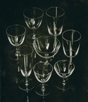 Kelchglasgarnitur A 50/glatt