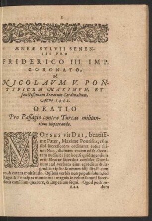 Orationum Turcicarum. Volumen Secundum.
